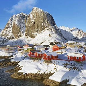 Fishermen village Hamnoy - Norway, Nordland, Lofoten, Moskenesoya, Hamnoy