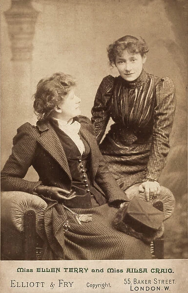 Dame Ellen Terry and her daughter Edith Ailsa Craig