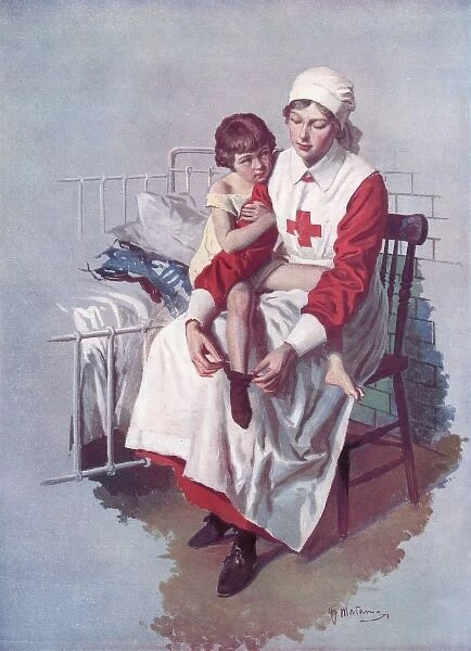 Princess Mary as a nurse