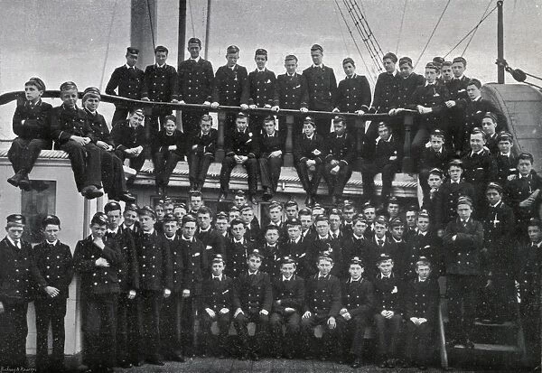 Training Ship HMS Conway - Group of Cadets