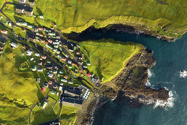 Gjogv during an autumn day, Eysturoy, Faroe Island, Denmark