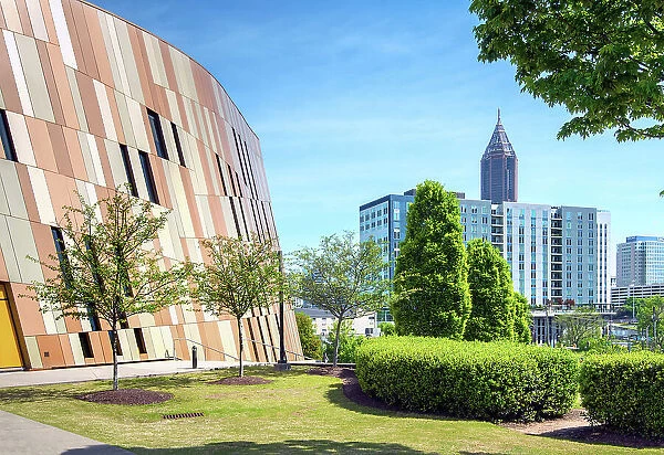 USA, Atlanta, Georgia, National Center For Civil And Human Rights Building, Downtown Atlanta, Fulton County