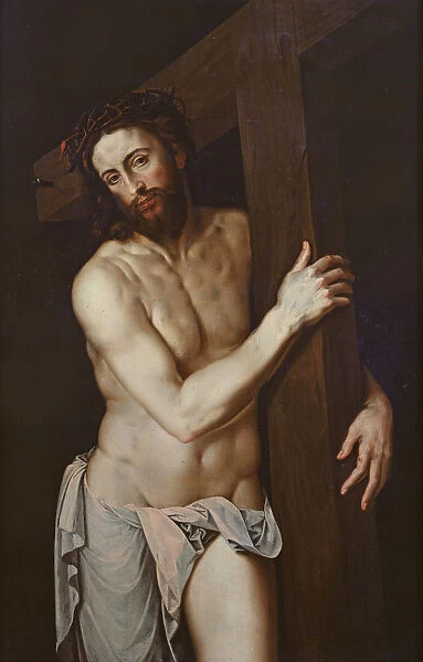 Christ Carrying the Cross (oil on canvas)