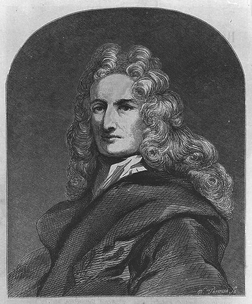 Sir William Paterson (engraving) (b  /  w photo)