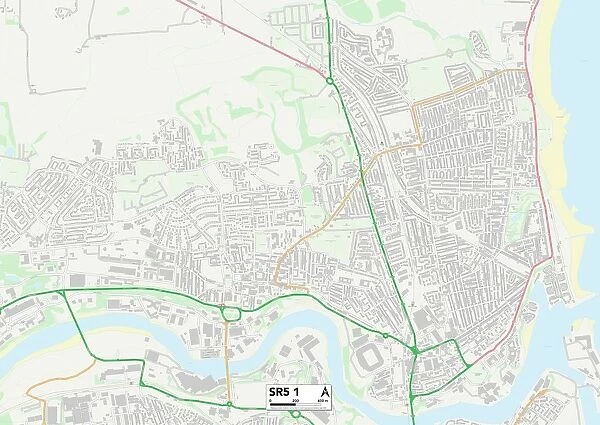 Sunderland SR5 1 Map
