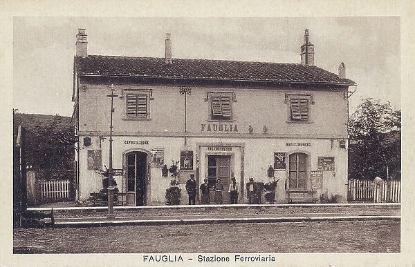 Fauglia train station, province of Pisa