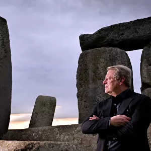 Al Gore at Stonehenge DP137786