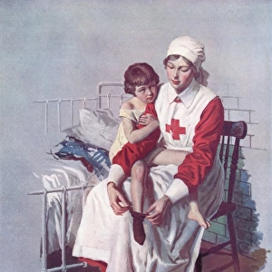 Princess Mary as a nurse