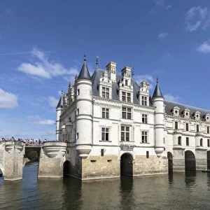Chenonceau castle, UNESCO World Heritage Site, Chenonceaux, Indre-et-Loire, Centre