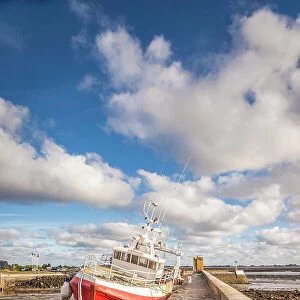 Fishing boats in Barfleur Harbour, Cotentin Peninsula, Manche, Normandy, France