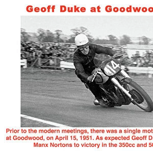 Geoff Duke Norton 1951 Goodwood