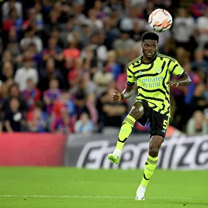 Thomas Partey in Action: Arsenal vs Crystal Palace, Premier League 2023-24