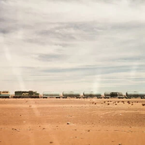 Mauritania, surrounding of Zouerat, the longest train in the world