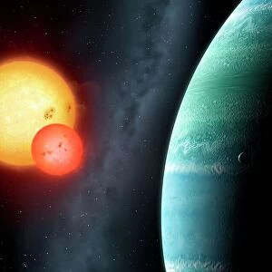 Planet around binary star Kepler-453