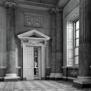 The Great Hall, Wentworth Woodhouse, South Yorkshire, from The English Country House (b/w photo)