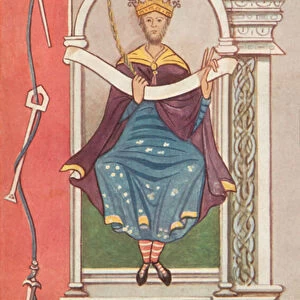 King Edgar (colour litho)
