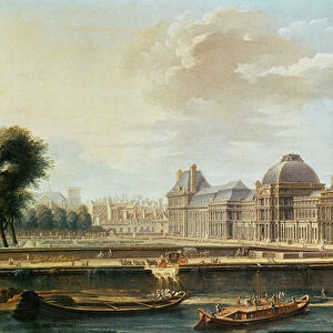 The Palace and Garden of the Tuileries, 1757 (oil on canvas)