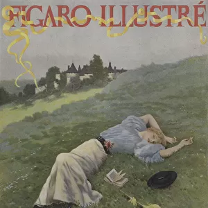 Printemps (Spring). Cover of Le Figaro Illustre, May 1896 (colour litho)