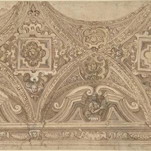 Design part Vaulted Ceiling Church 17th century