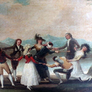 Blind Mans Buff, 1788-1789. Artist: Francisco Goya