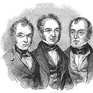 Burns three sons, 1844. Creator: Unknown
