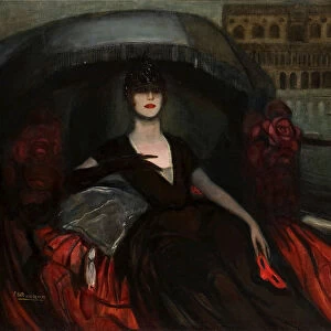 Lady Michelham, c. 1920. Creator: Beltran Masses, Federico (1885-1949)