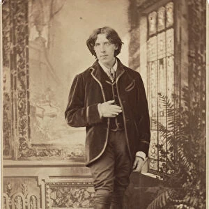 Portrait of Oscar Wilde (1854-1900), 1882. Creator: Sarony, Napoleon (1821-1896)