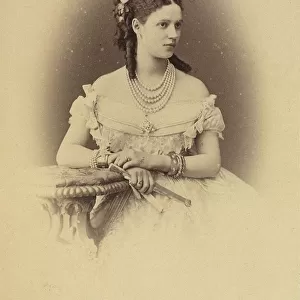 Portrait of Princess Dagmar of Denmark, Maria Feodorovna of Russia (1847-1928), 1873