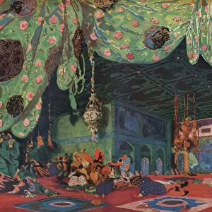 Setting for Scheherazade, 1910. Artist: Leon Bakst