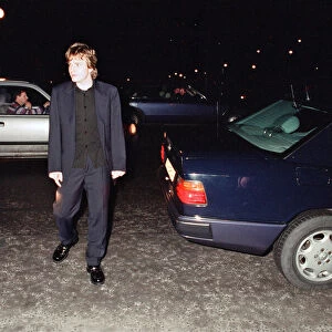 Ewan McGregor arriving at the Trainspotting premier in Scotland. 15th February 1996