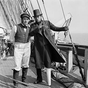 Moby Dick October 1954 Filming at Fishguard of Herman Melville